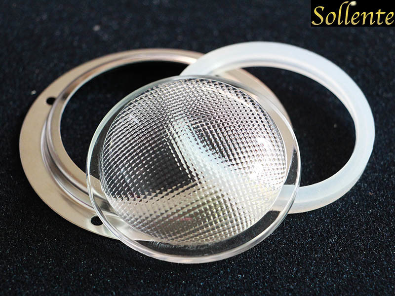Borosilicate Anti Glarie LED Glass Lens For 60W 5500K CXA2520 LED Flood