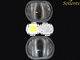 Road Light COB LED Modules With Wide Angle 160*70 Degree Glass Lens