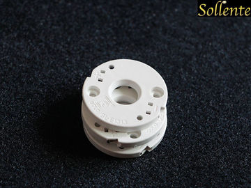 Plastic COB LED Holder With Beryllium Copper Nickel Plated Contacts 13*13 Mm