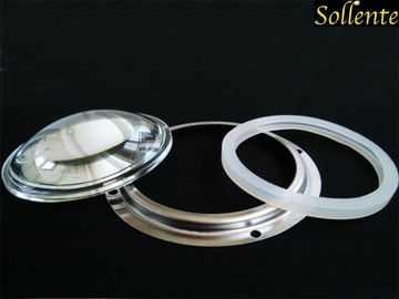 100mm Clear Glass Plano Convex LED Optical Lens For LED High Bay Light