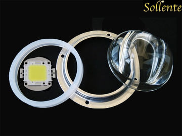 High Power COB Integrated LED Module 6000K With Street Lens Borosilicate Glass