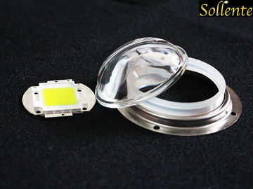 120 Degree Transparent LED Projector Lens For High Power LED Industrial Light