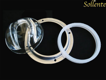 LED Street Glass Light Lenses For 40W COB CXA / B 25xx 130x80 Degree