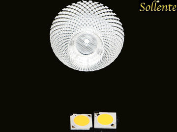 COB LED Spotlight Reflector Cup With Light Pipe Holder 38 Degree Beam Angle