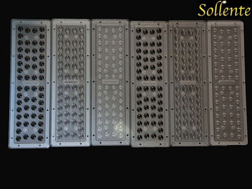 56W LED PC Multi Lens Array Asymmetric For SMD 3528 LED Street Light Modules