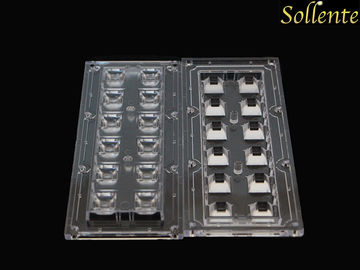 60 Degree 2x6 Led Array Lens For 12W Led Light Components