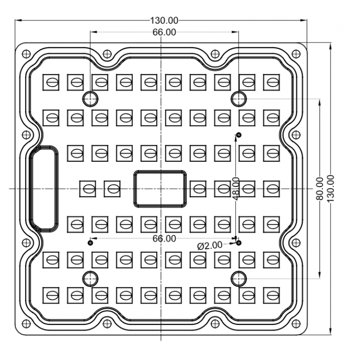 DC24V Square SMD Led Modules Led Street Light Modules With Led